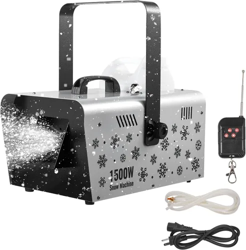 Vista 11 de VEVOR Máquina de nieve, 650 W, máquina de nieve falsa de mano o colgante, máquina de fabricación de nieve con mango portátil, fabricante de copos