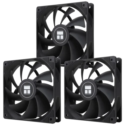 Vista 10 de Thermalright TL-C12C-S X3 Ventilador de CPU de 120mm ARGB para Caja, Ventilador de Enfriamiento Silencioso de 4 pines PWM con Rodamiento S-FDB