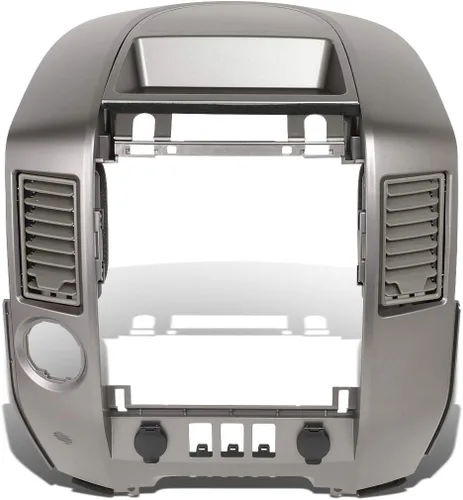 Vista 8 de DNA MOTORING Center Dash Audio A/C Finisher Surround Bisel con altavoz Bisel compatible con 04-06 Titan / 05-06 Armada Panel Lid 682577S000