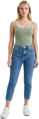 Vista 338 de Emmalise Camisola larga casual básica para mujer, con tirantes ajustables, top en capas