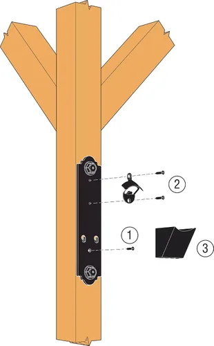 Vista 5 de Simpson Strong-Tie APBO-KT - Kit de abridor de botellas decorativo, accesorios para exteriores, incluye placa trasera de plástico compuesto, taza