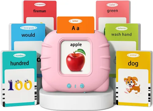 Vista 8 de Kidzdo - Juguetes de terapia del habla de bolsillo para niños pequeños - 254 palabras visuales parlantes con música, juguetes Montessori, juguetes