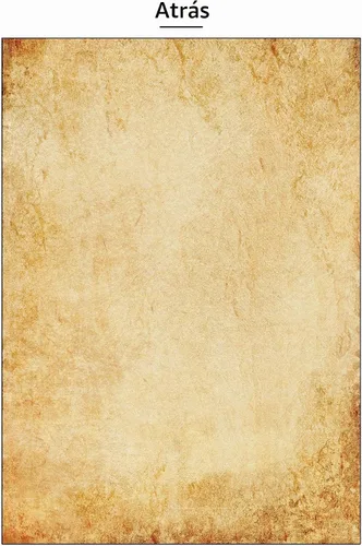 Vista 3 de 50 hojas de papel de diseño vintage DIN A4. Ideal para invitaciones y cartas vintage