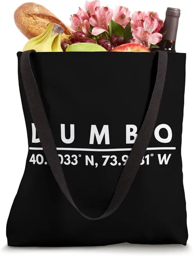 Vista 4 de Bolsa de mano D.U.M.B.O. NYC Brooklyn Neighborhood Latitude & Longitude