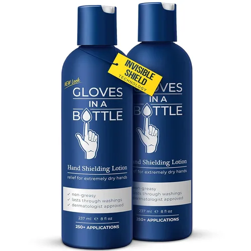 Vista 8 de Gloves in a Bottle Loción protectora para piel seca con picazón, (1 galón)