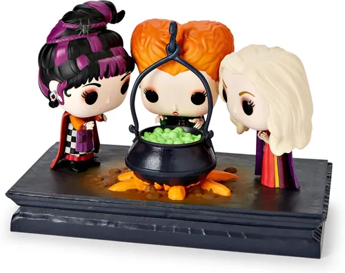 Vista 2 de Funko - Figura Disney Hocus Pocus - Sanderson Sisters Momentos de la película Pop 3.9 in - 0889698406161