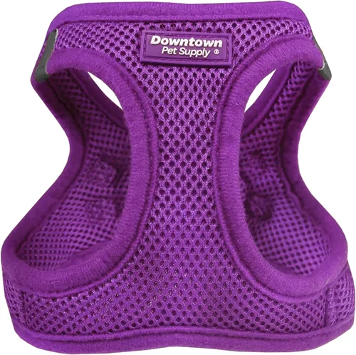 Vista 171 de Downtown Pet Supply Arnés para perro Step-in – Sin tirones, malla acolchada ajustable con ribete reflectante, correa de hebilla segura – Arnés
