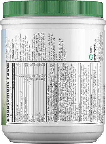 Vista 10 de Garden of Life - Polvo orgánico crudo perfecto para alimentos verdes, polvo de superalimentos , 0658010116244, 1