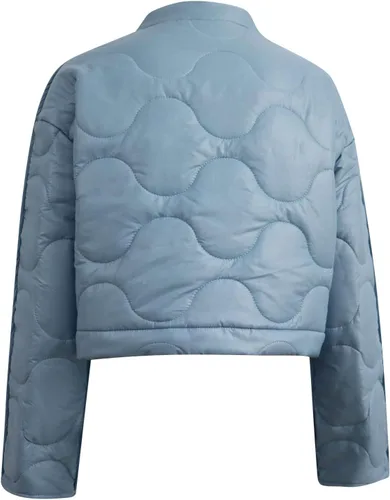 Vista 3 de Chaqueta de plumón para mujer, chaqueta de algodón corta de moda para mujer 2023 otoño e invierno nuevo abrigo chaqueta de algodón