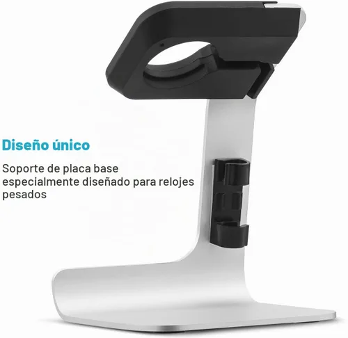 Vista 4 de Tranesca Soporte de reloj de aluminio para relojes inteligentes de múltiples marcas, compatible con Michael Kors, Fossil Gen 6 Hybird/Gen 6/Gen