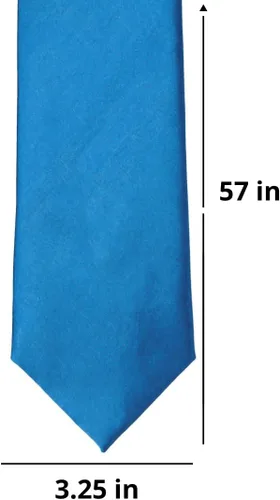 Vista 149 de tiemart Corbata de color sólido para hombre Longitud estándar