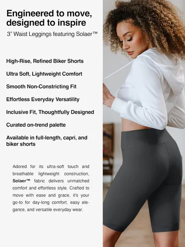 Vista 2 de Conceited - Leggings para mujer, longitud completa, ciclismo y capri, talla regular y extragrande