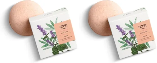 Vista 12 de Sprig by Kohler Bomba de baño de eucalipto + menta, botánicos naturales e ingredientes de primera calidad para el cuidado de la piel