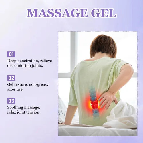 Vista 6 de Gel para articulaciones, gel de masaje calmante, para actividades articulares en todo el cuerpo, alivia las rodillas, el lumbar, el cuello