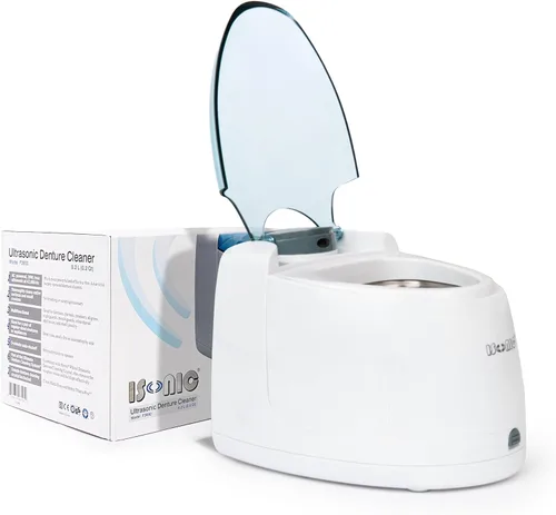 Vista 11 de iSonic Limpiador ultrasónico de dentadura/alineador/retenedor para todos los aparatos dentales y de la apnea del sueño (F3900)