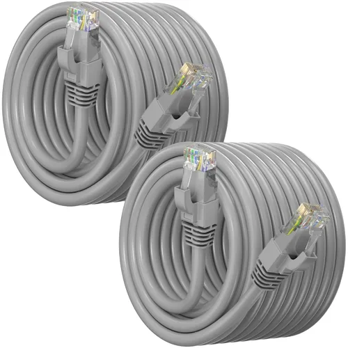 Vista 28 de Maximm Cable Ethernet Cat6, color negro (paquete de 2), cable UTP de 10 Gbps 550 MHz