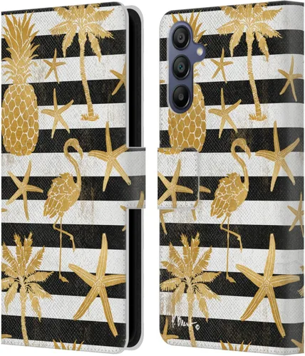 Vista 7 de Head Case Designs Officially Licensed Paul Brent Agate Mermaid Coastal Leather Wallet Case Compatible with Samsung Galaxy A15