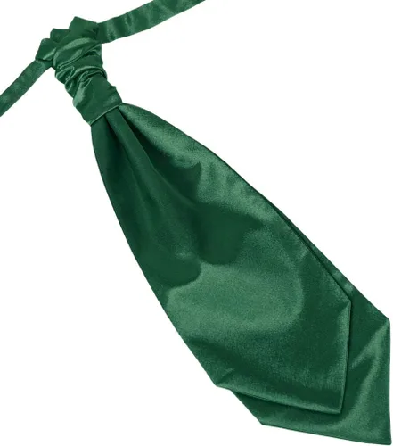 Vista 3 de Dan Smith Solid Men Long-Pre-Tied Ascot Scarf Long-Pretied Cravat Tie Adjustable Tall-Plus
