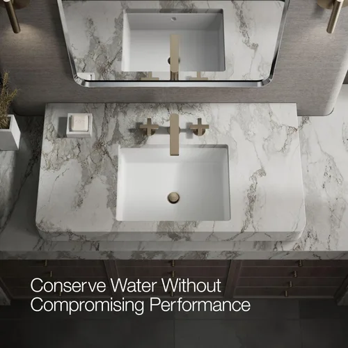 Vista 11 de KOHLER K- 73060-3-BV COMPOSED™ WIDESPREAD GRIFO CRUZADO, Bronce cepillado vibrante