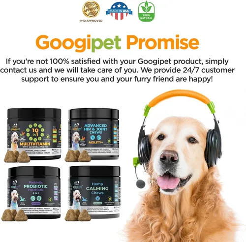 Vista 9 de Googipet - Multivitamínico masticable para perros, vitaminas y suplementos