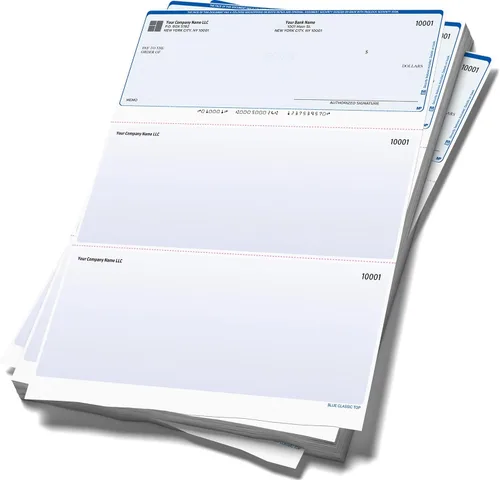 Vista 4 de Comprobaciones de computadora compatibles con control de calidad en la parte superior [1000 hojas] púrpura clásico