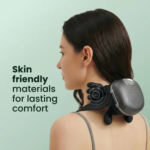 Vista 5 de Nuevo masajeador de cuello y hombros 2025 – Relajante muscular portátil de tejido profundo con calor Diseño ergonómico de silicona para aliviar