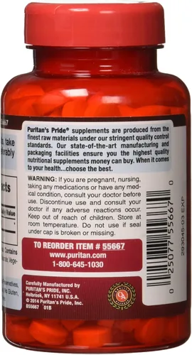 Vista 2 de De Puritan's Pride, vinagre de manzana, 0.02 oz, 200 cápsulas