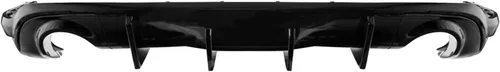 Vista 9 de Fit 2011-2026 Dodge Durango Rear Diffuser Gloss Black Brillo negro