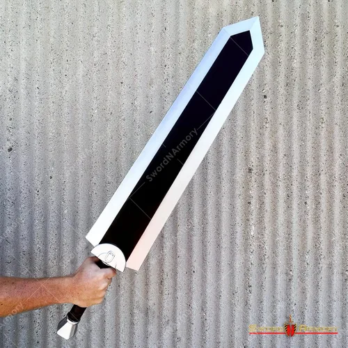 Vista 5 de Munetoshi 40" Dragon Slayer Berserker Guts Gran Espada Fantasía Anime Cosplay Disfraz