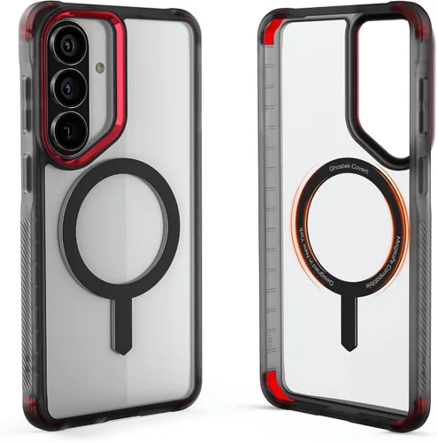 Vista 43 de Ghostek COVERT - Funda rosa para Galaxy Z Flip 4 para mujeres y niñas, protección completa de bisagra y parte trasera transparente, duradera