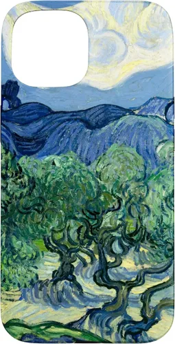 Vista 6 de Van Gogh Olivos con Alpilles Painting Famous Art Funda para iPhone 17