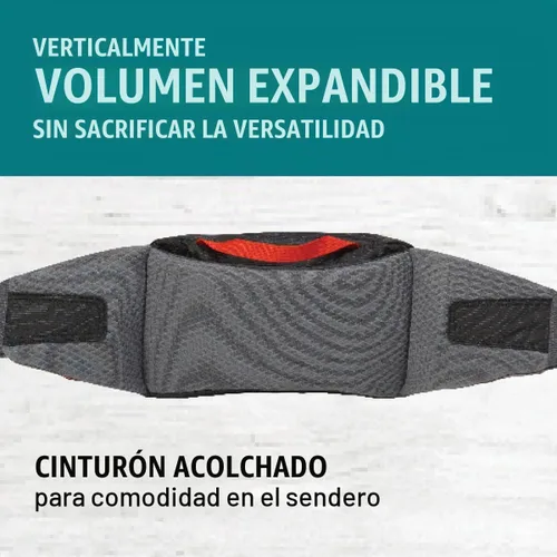 Vista 4 de Sierra Designs Riñonera lumbar flexible, bolsa de cintura de senderismo con soporte para botella de agua, volumen ajustable y más