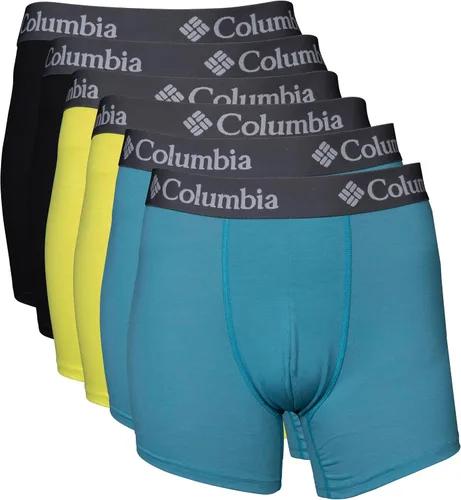 Vista 6 de Columbia Exclusivo de Amazon Paquete de 6 Calzoncillos Bóxer de Rendimiento Negro