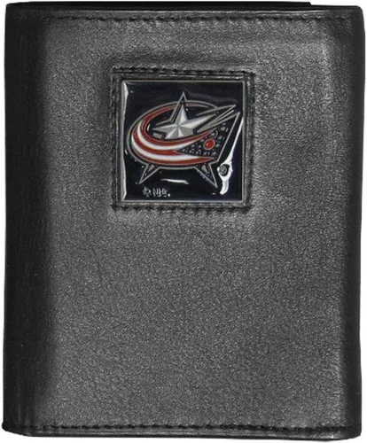 Vista 19 de Siskiyou Sports NHL Executive Cartera de cuero genuino de tres pliegues