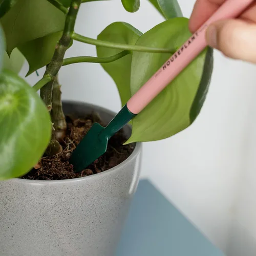 Vista 3 de Mini herramientas para plantas de interior - Juego de herramientas de jardinería interior - Mini pala - Mini paleta - Mini rastrillo - Juego