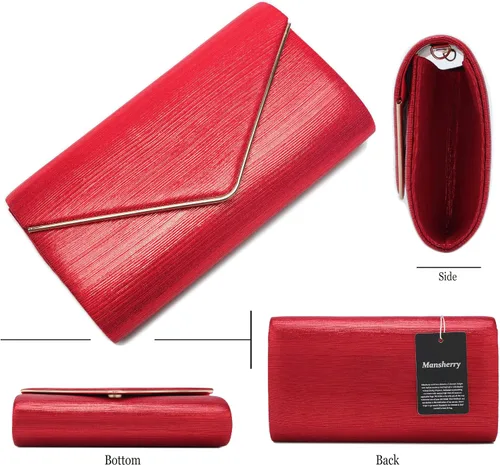Vista 28 de Bolso de noche para mujer, bolso de fiesta brillante para mujer, bolso de fiesta de boda
