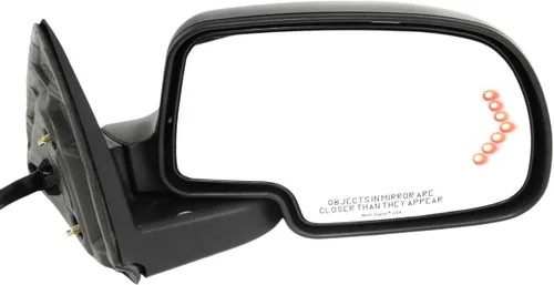 Vista 123 de Kool Vue - Espejo calefactable izquierdo para Chevrolet Silverado 1500 GMC Sierra 1500 2007-2013 plegable eléctrico con luz de señal y lámpara