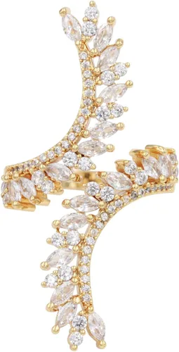 Vista 5 de Lavencious Anillo de moda de cóctel ajustable de 6 a 8.5 CZ Marquise Shape Jewelry para mujer