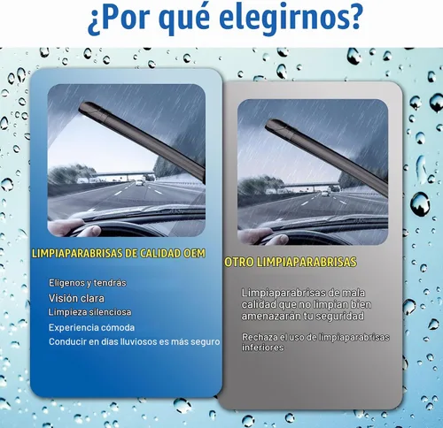 Vista 3 de Limpiaparabrisas de 15"+15" con juegos de escobillas limpiaparabrisas traseras de 13", repuesto automotriz para Jeep Wrangler 2007-2017, escobillas