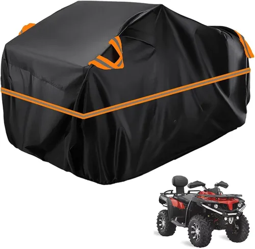 Vista 57 de Cubierta para ATV impermeable compatible con Arctic Cat H1 EFI TRV Cruiser 4x4 2011, cubierta de 210D para vehículos de 4 ruedas, cubierta para quad