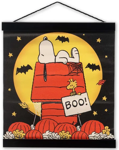Vista 9 de Peanuts Snoopy Be Happy - Decoración redonda de madera para colgar en pared, divertido letrero de Snoopy para decoración del hogar, gran idea