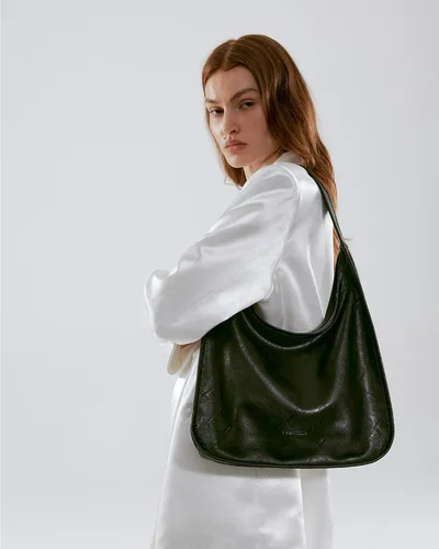 Vista 2 de NEWBELLA Bolso Hobo para mujer - Bolso de hombro y bandolera de cuero sintético, bolso de mano espacioso para el trabajo y uso diario