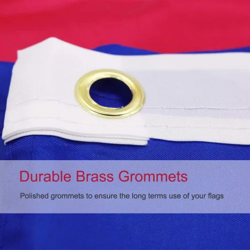 Vista 3 de EKEV Bandera de orgullo bisexual de 3 x 5 pies, banderas LGBT bi gay con ojales de latón y cabecera de lona y doble costura y colores brillantes