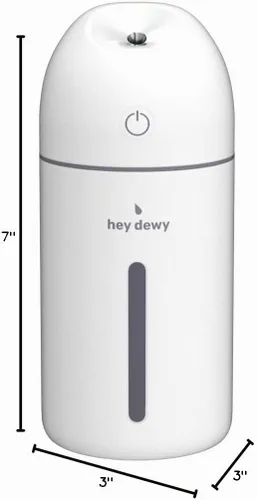 Vista 6 de Hey Dewy Humidificador facial portátil hidratante de niebla fría (versión con cable USB)