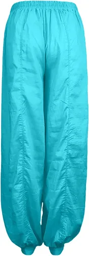 Vista 3 de SERYU Pantalones de mujer casuales sueltos Harem Boho Yoga Pantalones de cintura fruncida Pantalones de chándal con bolsillos