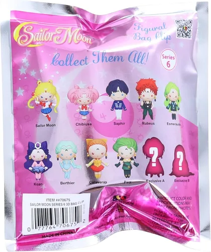 Vista 2 de Monogram International Sailor Moon - Clip para bolsa ciega 3D, serie 6