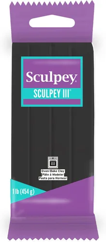 Vista 8 de Sculpey III® Polímero Horno Horno Arcilla, Beige, No Tóxica, Barra de 1 libra, ideal para modelar, esculpir, vacaciones, bricolaje, medios mixtos