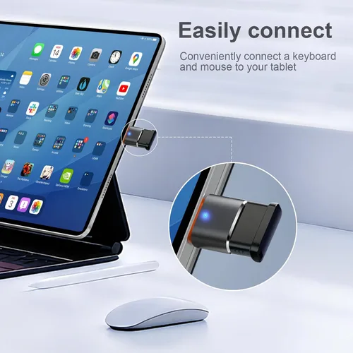 Vista 5 de Paquete de 6 adaptadores USB C a USB, USB C macho a USB 3.0 hembra OTG adaptador para iPhone 17/16/15, Mac, iPad, Samsung Galaxy S24 S25, portátil