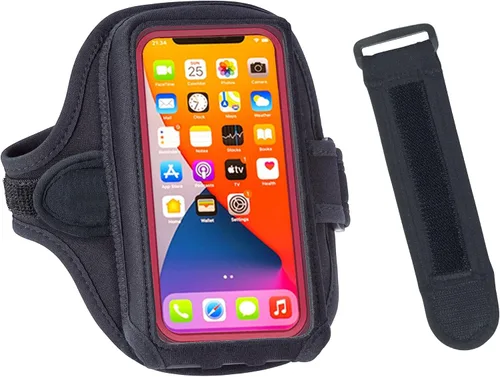 Vista 9 de Tune Belt AB92 - Brazalete antideslizante para teléfonos y fundas L/XL Negro