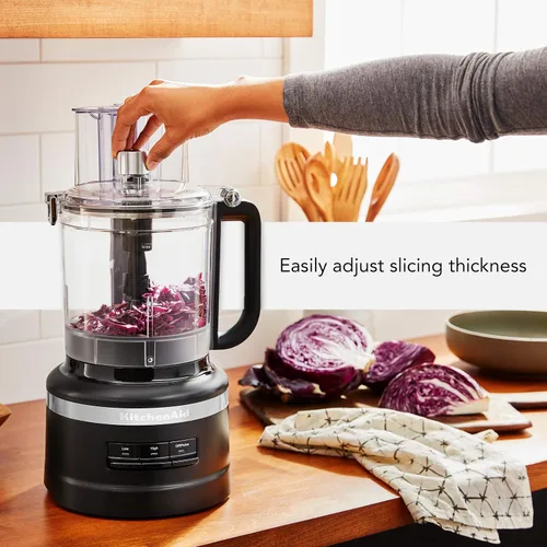 Vista 5 de KitchenAid - Procesador de alimentos de 13 tazas - KFP1318 NEGRO MATE